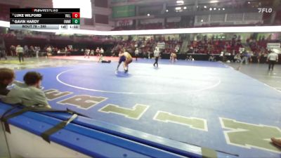 285 lbs Quarterfinal - Luke Wilford, Vallivue vs Gavin Hardy, Emmett