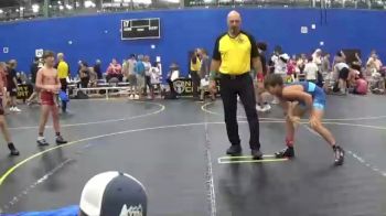 107 lbs Semis & 1st Wrestleback (8 Team) - Aiden Flowers, Indiana Outlaws vs Brock Claypool, American Gladiators-Blue
