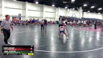 132 lbs Champ Round 1 (16 Team) - Liam Lawler, Team Nauman Pink vs Uriel Guzman, Nebraska Heroes (B Team)