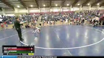 38-42 lbs Round 5 - Bentley Baker, Utah vs Reid LeProwse, Montana