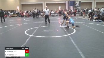 78 lbs Consolation - Dominic Pinkston, Gulf Coast WC vs Greyson McDonald, Naples Bears WC