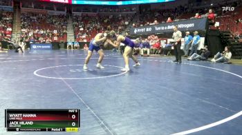 1A-215 lbs Cons. Round 4 - Jack Hiland, Bellevue vs Wyatt Hanna, Lake Mills