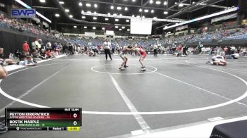 95 lbs Cons. Semi - Bostik Marple, Tuttle Wrestling Club vs Peyton Kirkpatrick, SlyFox Wrestling Academy