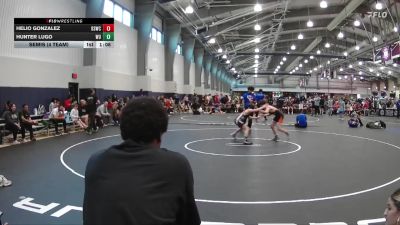 100 lbs Semis (4 Team) - Hunter Lugo, Warrior Up vs Helio Gonzalez, Dead Shot Wrestling Club