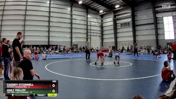 100 lbs Semis - R1 Wb - Cassidy O`Connell, Midwest Assasins Red vs Haily Malloy, The Fort Lady Hammers