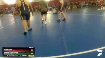 285 lbs Placement Matches (16 Team) - Alex Line, LPGE-B Wolves vs Brendan Gomez, Glenbrook South