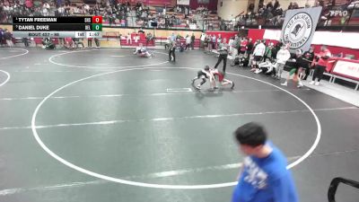 98 lbs Semifinal - Tytan Freeman, Shelley vs Daniel Duke, Declo