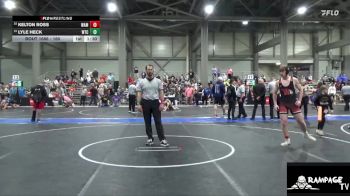 160 lbs Cons. Round 1 - Kelton Ross, Wamego vs Lyle Heck, WTC