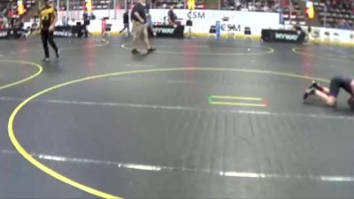 85 lbs Cons. Round 4 - Hudson Foster, Hamilton Hawkeye WC vs Connor Dean, Shelby WC