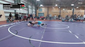 157 lbs Champ. Round 2 - Colton Tucker, North Idaho College vs Tristan Fay, Unattached