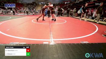 Semifinal - Aayden Hamilton, Broken Arrow Wrestling Club vs Josh Gibson, Eufaula Ironheads Wrestling Club