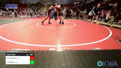 Semifinal - Aayden Hamilton, Broken Arrow Wrestling Club vs Josh Gibson, Eufaula Ironheads Wrestling Club