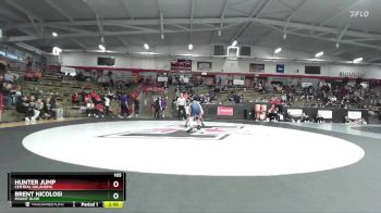 165 lbs Cons. Round 6 - Hunter Jump, Central Oklahoma vs Brent Nicolosi, Mount Olive