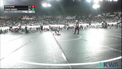 135 lbs 5th Place - Skye Wynn, El Reno Wrestling Club vs Hailey Sisson, Shelton Wrestling Academy