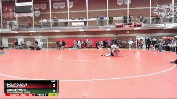 185 lbs Cons. Semi - Aubrie Evans, Sugar Salem High School vs Molly Olague, Skyline High School