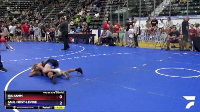 71 lbs 7th Place Match - Ira Samm, MO vs Saul Heist-Levine, MT