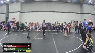 85 lbs Semifinal - Gavin Rush, Kc Elite Training Center vs Gibson Mclain, Summerville Takedown