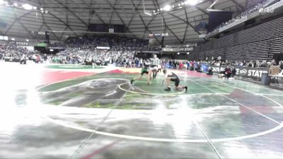 Boys 1A 150 lbs Cons. Round 3 - Wyatt Leuenberger, Meridian vs Bishop Bessler, Klahowya