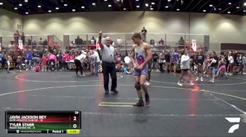 145 lbs Round 2 (6 Team) - Javin Jackson Bey, Elite Athletic Club DZ vs Tyler Starr, Ragin Raisins WC