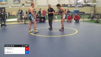 92 kg Consi Of 16 #2 - Owen Warren, Legends Of Gold vs Elijah Burns, Compound Wrestling