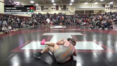 170 lbs Round 3 - Onyx VanderHorn, Cedar Rapids Kennedy vs Hailey Cook, Marion