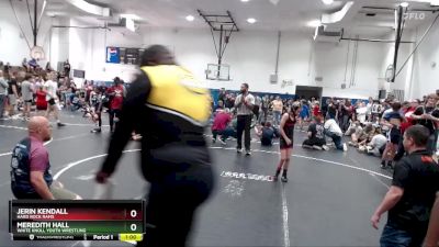 70 lbs Cons. Semi - Meredith Hall, White Knoll Youth Wrestling vs Jerin Kendall, Hard Rock Rams