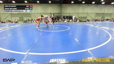 175 lbs Semifinal - Ashtyn Gilkey, Super Girls 7-12 vs Aisha Williams, Best Trained 7-12 USA