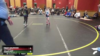 52 lbs Round 4 (6 Team) - Finley Uhlenhake, Untouchables vs Kallie Sapp, MI Queen Of The Mats