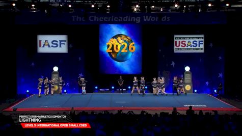 Perfect Storm Athletics Edmonton - Lightning [2026 L5 International Open Small Coed Semis] 2026 The Cheerleading Worlds