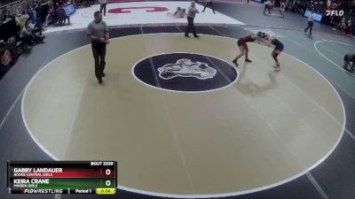 Cons. Semi - Gabby Landauer, Boone Central Girls vs Keira Crane, Minden Girls