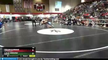 182 lbs Cons. Round 4 - Trevor Eldridge, Cheyenne East vs Lukas Dregoiw, Sheridan