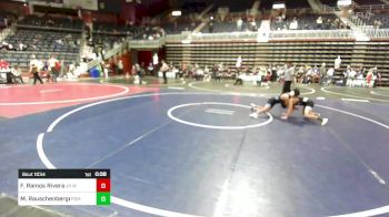 123 lbs 5th Place - Fernando Ramos Rivera, JH Wrestling Club vs Mason Rauschenberger, Pomona Elite