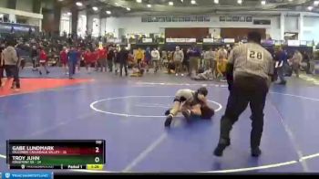 110 lbs Round 2 (3 Team) - Troy Juhn, Edgemont Sr vs Gabe Lundmark, Falconer-Cassadaga Valley