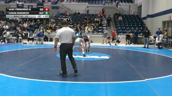 133 lbs Quarterfinal - Alex Fernandez III, King vs Logan Robinson, UNC Pembroke