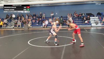 133 lbs Cons. Round 1 - Tanner Stone, Colorado Mesa University vs Brandon Bigler, Colorado State University - Pueblo