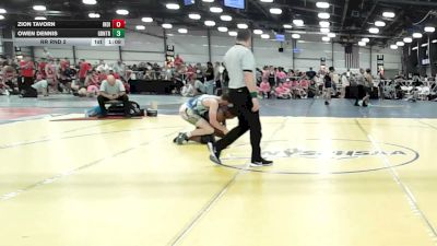 160 lbs Rr Rnd 2 - Zion Tavorn, Indiana Outlaws Yellow - HSB vs Owen Dennis, GT Zilla - HSB