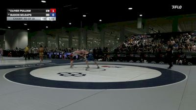 60 kg Champ. Rd Of 32 - Oliver Pulliam, Best Trained Wrestling vs Mason Milsaps, Boneyard Wrestling Academy
