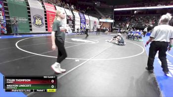 150 Class 1 lbs Cons. Round 2 - Tyler Thompson, Penney vs Weston Linscott, Brookfield