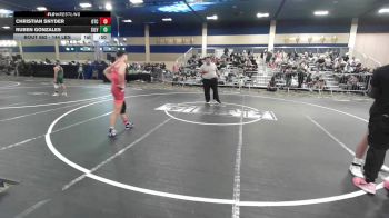 144 lbs Consi Of 8 #2 - Christian Snyder, Otc vs Ruben Gonzales, Silverback WC