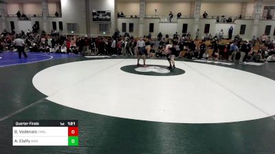 157 lbs Quarterfinal - Ben Vadenais, Cumberland vs Ahmed Elalfy, Norwood