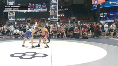 175 lbs Cons. Rd Of 16 - Steele Woodward, Utah vs Emerson Moore, Missouri