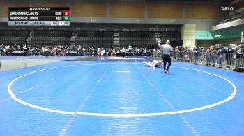 190 lbs Round Of 64 - Emerson Claeys, Pomona vs Peregrine Lewis, Ridgeline