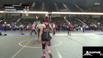 130 lbs 3rd Place Match - Kylie Medill, Lion Elite vs Maysa Pagura, Plainville Kids Wrestling Club