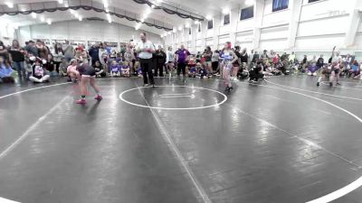82 lbs Round Robin 1 - Esther Wernersbach, Backyard Barbies Purple vs Sienna West, Pheonix Wrestling-Girls