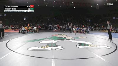 4A/3A/2A/1A Girls 100 Semifinal - Lorien Bowns, Nyssa Girls vs Kassidy Zajic, Sweet Home Girls