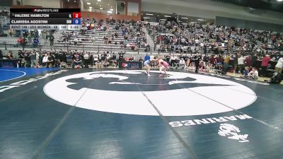 U23 Women - 68 lbs Champ. Round 2 - Valerie Hamilton, IL vs Clarissa Agostini, CAN