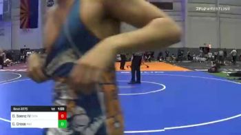 126 lbs Consi Of 16 #2 - David Saenz IV, Cataline Wildcats vs Cole Cross, Mat Demon