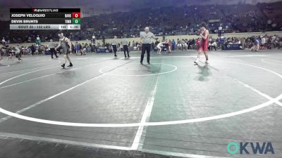 132 lbs Quarterfinal - Joseph Veloquio, Dark Cloud Wrestling Club vs Devin Brunts, Timberwolves