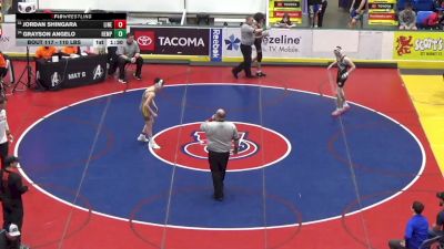 110 lbs Round Of 64 - Jordan Shingara, Line Mountain vs Grayson Angelo, Hempfield