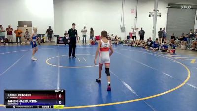 97 lbs Round 2 (8 Team) - Hudson Bragg, Colorado vs Jack Hudson, Delaware